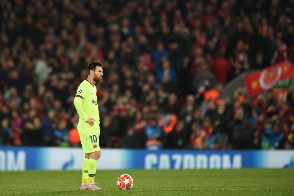 Lionel Messi y su debacle en Anfield