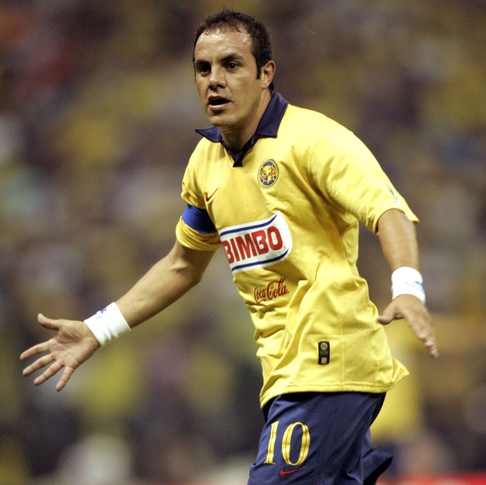 Cuauhtémoc Blanco jugando en América