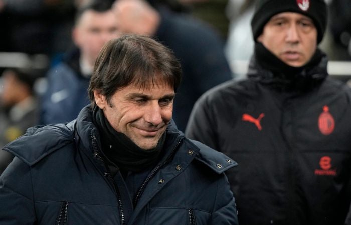 Antonio Conte luego de la eliminación del Tottenham ante el Milan en Champions League