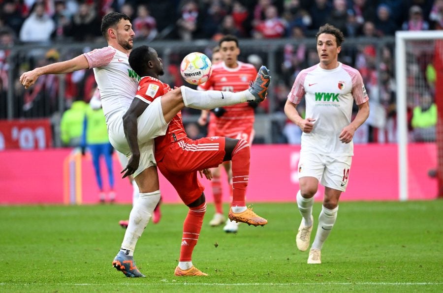 Juego entre Bayern vs Augsburg 