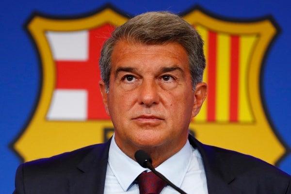 Laporta, presidente del Barcelona 