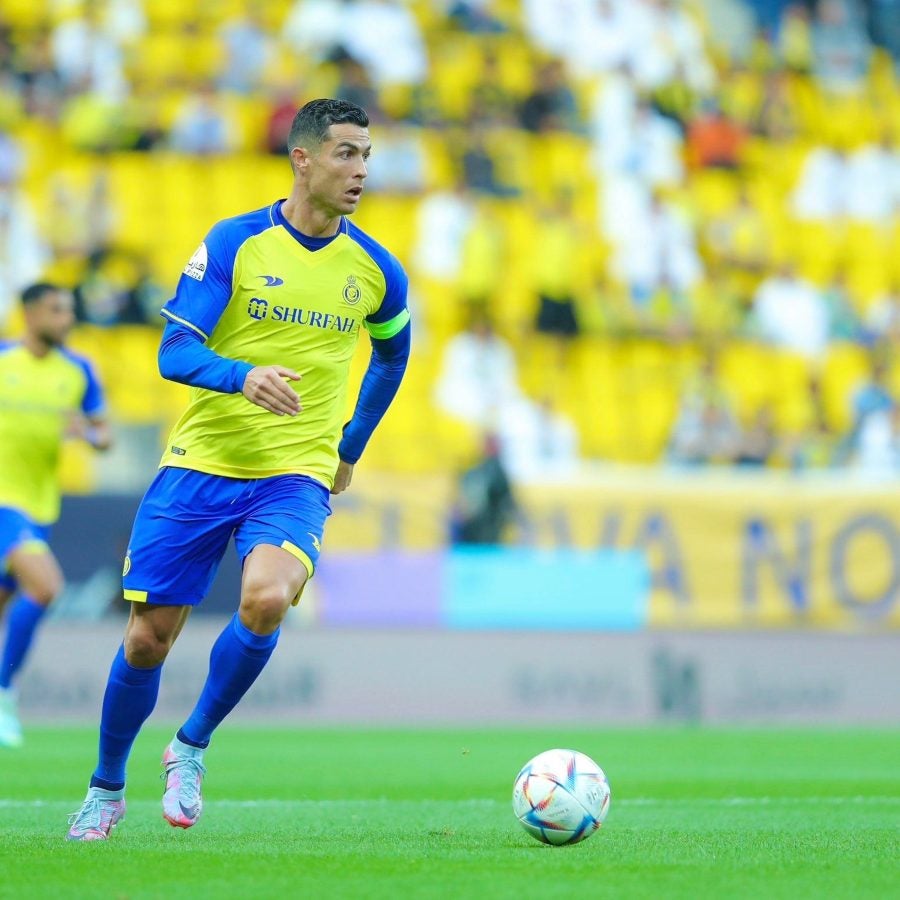 Ronaldo en partido con el Al-Nassr