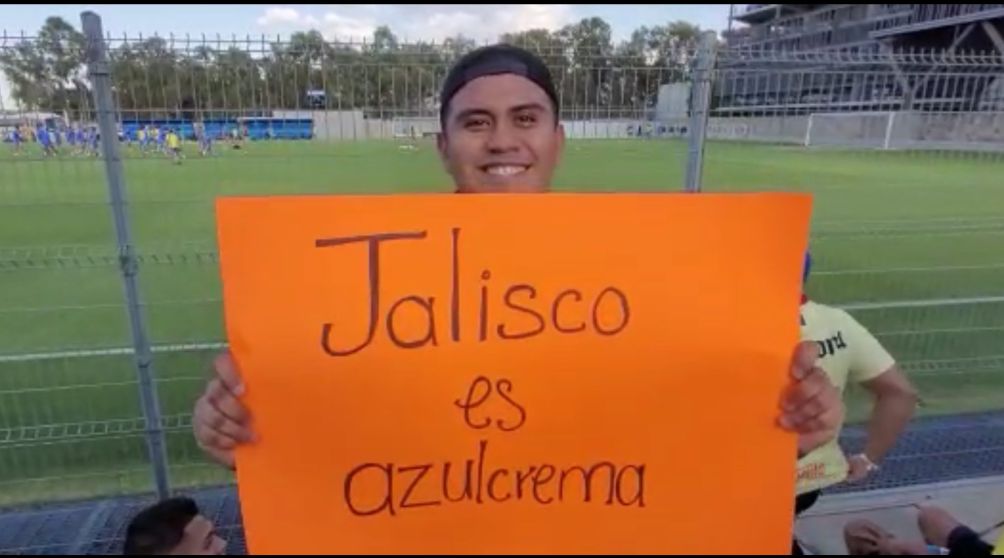 La afición americanista se hizo presente en el entrenamiento de las Águilas