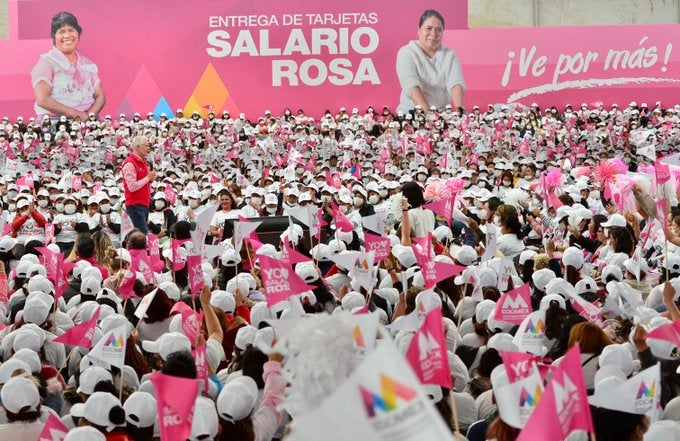 Entrega de Salario Rosa