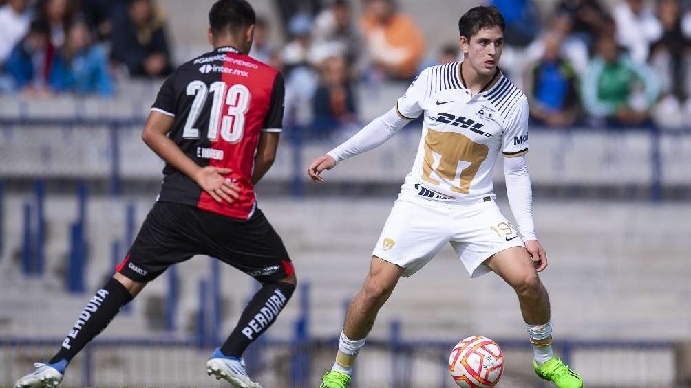 Santiago Trigos en partido Sub-20