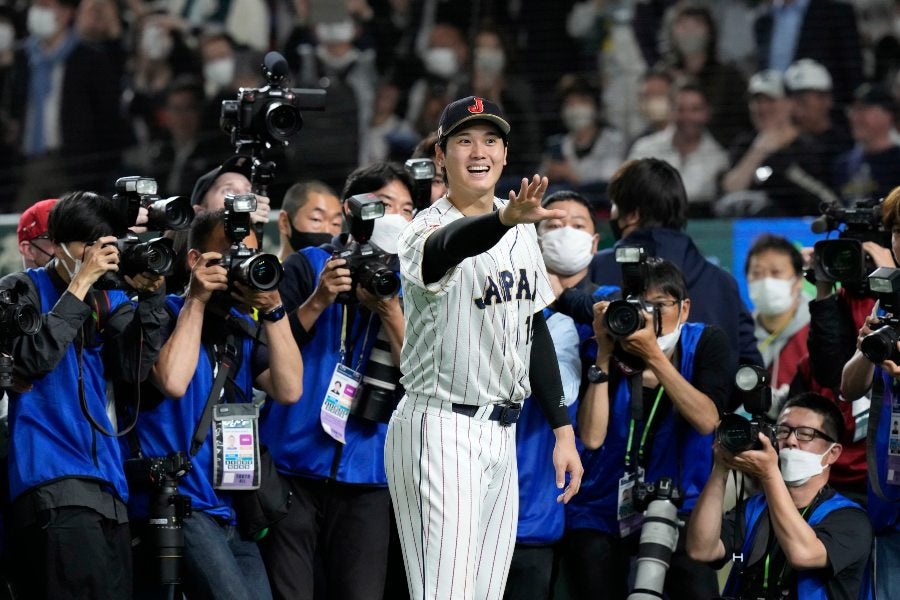 Othani en el Clásico Mundial de Beisbol 