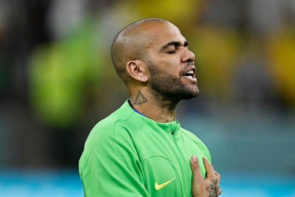 Dani Alves lleva cerca de dos meses en cárcel 