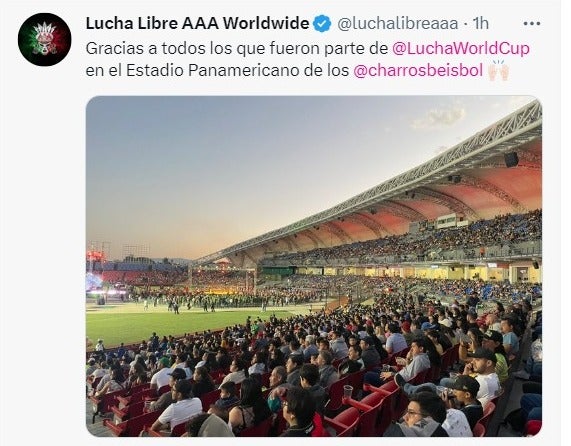 Publicación de Lucha Libre AAA Worldwide