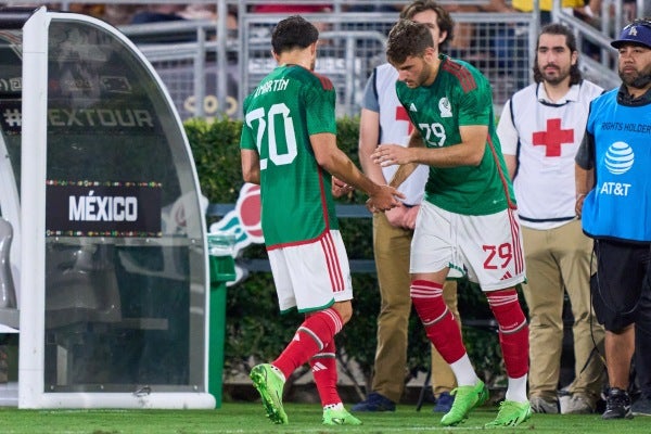 Chaquito en partido con México