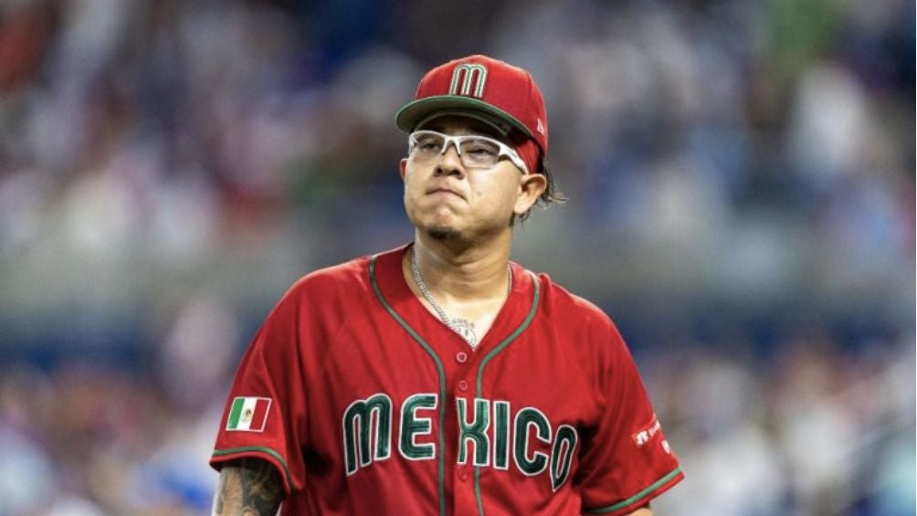 Julio Urías con la Selección Mexicana de Beisbol