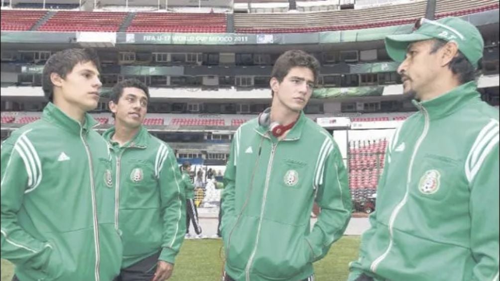 Raul Gutiérrez como entrenador de la Sub-17