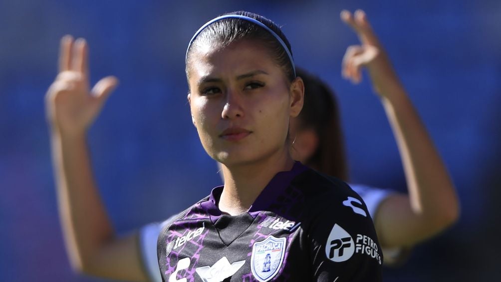 Selene Cortés, jugadora de Pachuca Femenil