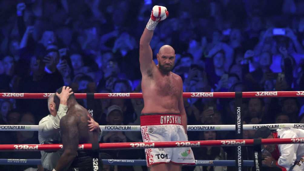 Tyson Fury tras derrotar a Wilder