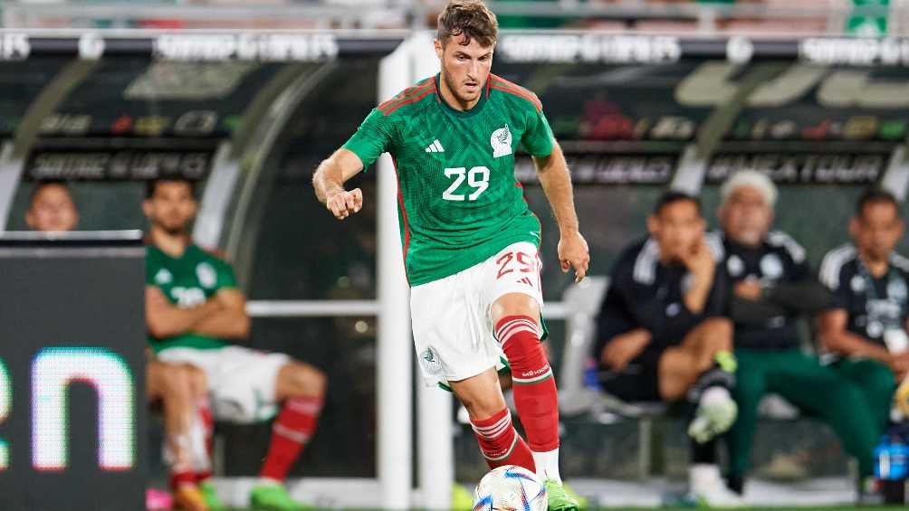 El delantero mexicano con la Selección