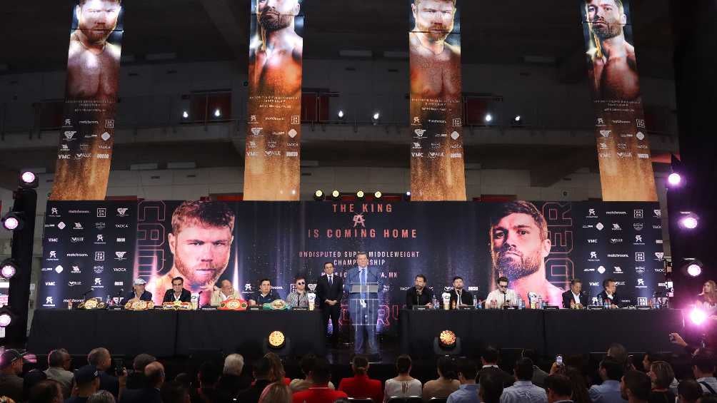 Rueda de prensa de la pelea Canelo vs Ryder