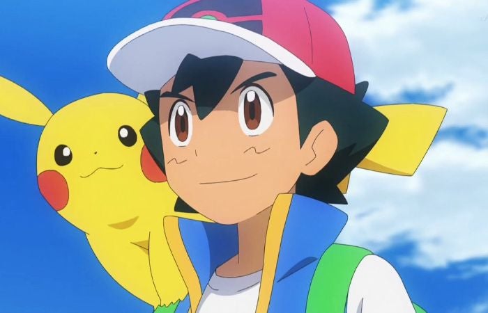 Ash y Pikachu en los capítulos finales de Pokémon