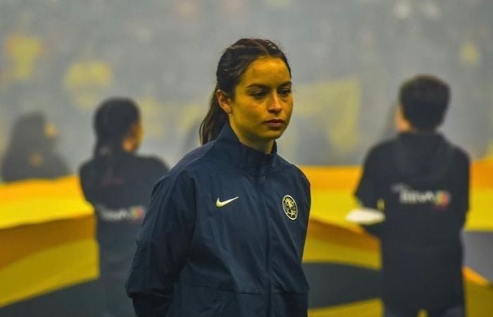 Scarlett Camberos previo a la final de ida ante Tigres Femenil