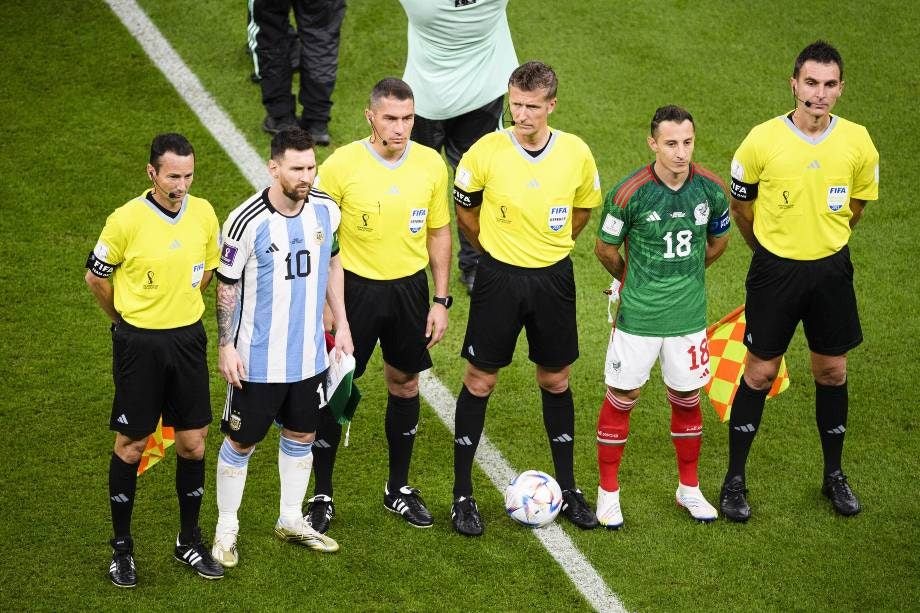 Ambos jugadores fueron los capitanes de su selección