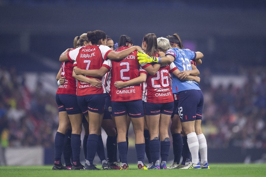 Conjunto del Rebaño antes del inicio del partido 