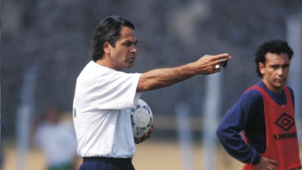 Miguel Mejía Barón como entrenador de la Selección Nacional Mexicana