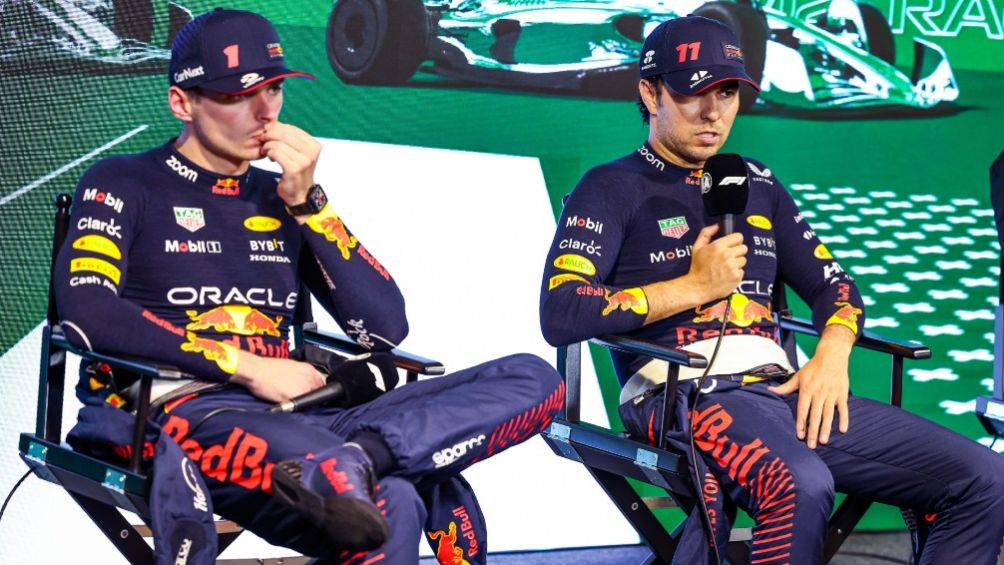 Max Verstappen y Checo Pérez, pilotos de RB