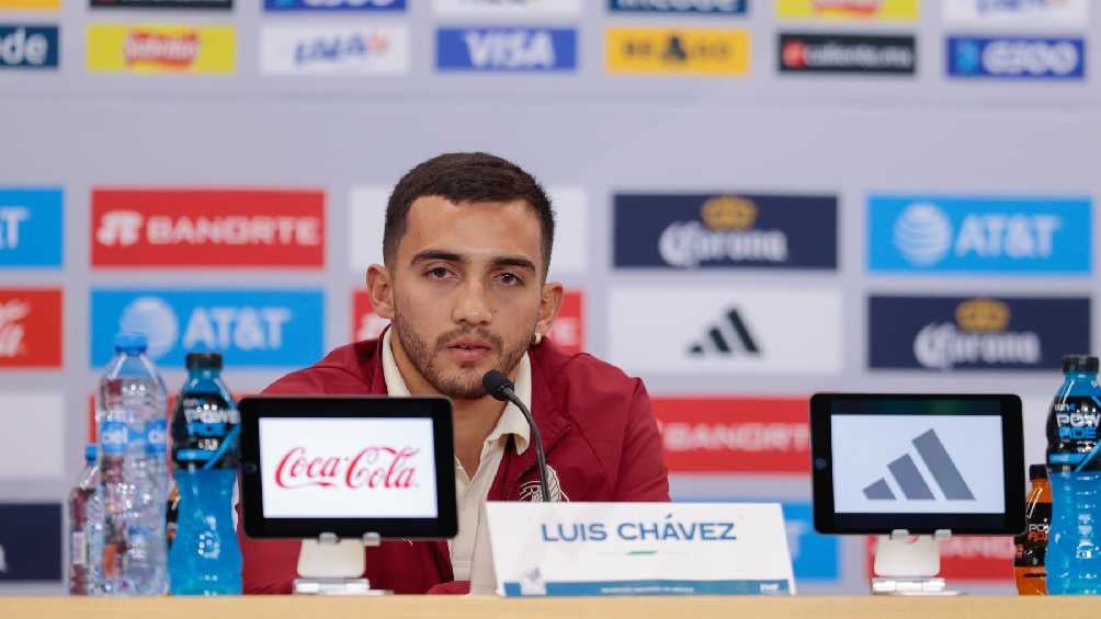 Luis Chávez previo al partido ante Jamaica