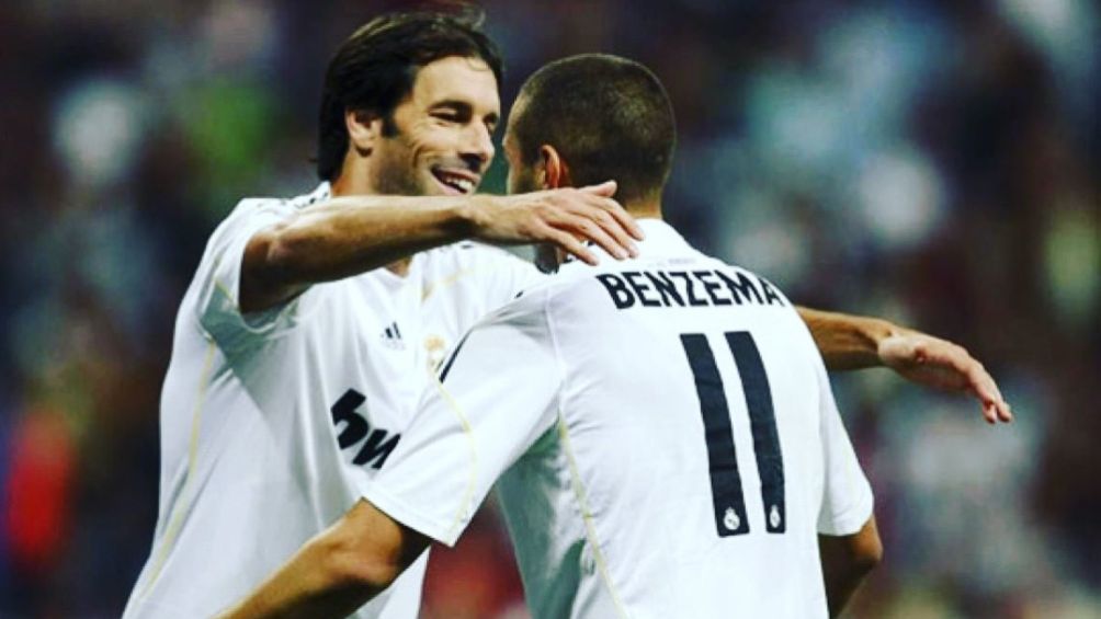 Ruud Van Nistelrooy junto a Benzema 