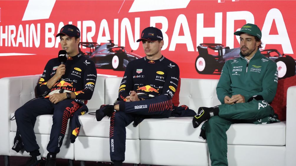 Pérez y Alonso tras el Gran Premio de Bahrein