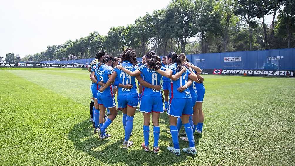 Cruz Azul Femenil previo a un partido