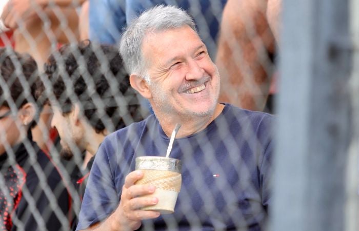 Gerardo Martino en el Estadio Marcelo Bielsa de Newell's