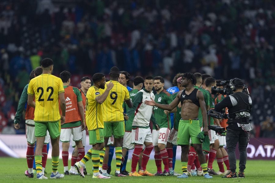 Partido entre México vs Jamaica en el Azteca 