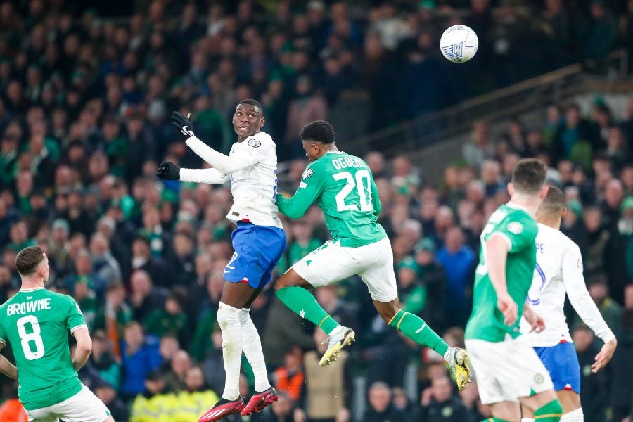 Partido entre Irlanda y Francia de las eliminatorias de la Eurocopa