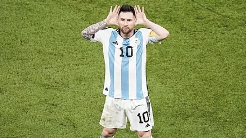 Messi y su polémico festejo ante Países Bajos