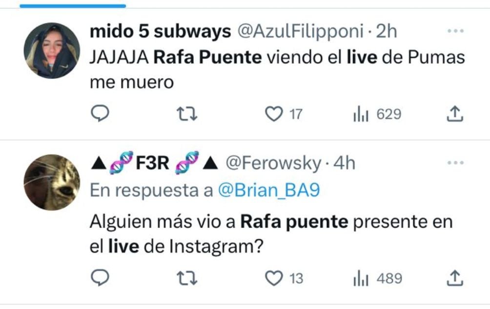 Aficionados cuestionaron la presencia de Puente Jr. en el live