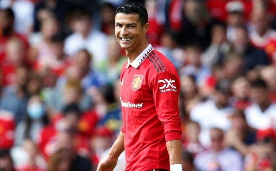 Cristiano Ronaldo participando en juego de Premier League