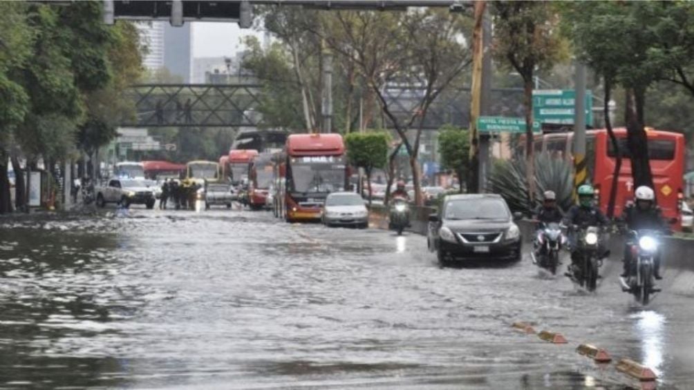 Las fuertes lluvias han azotado a la CDMX