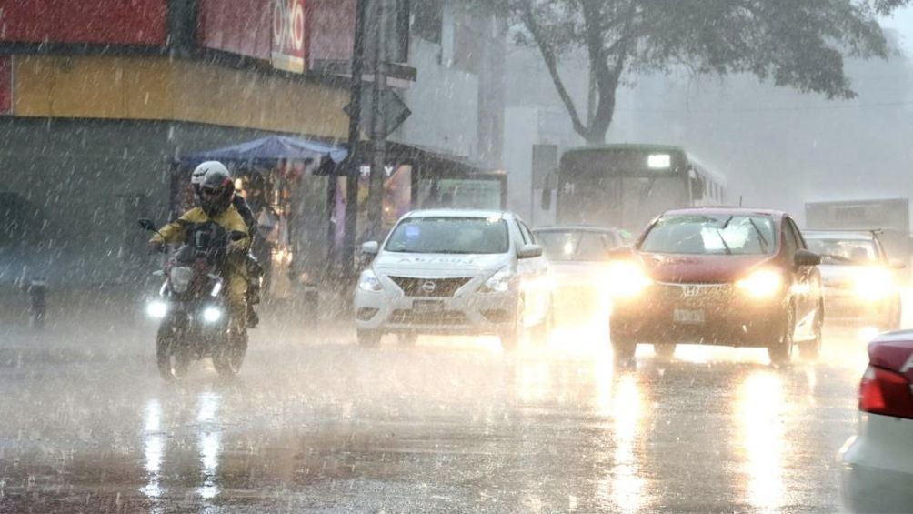 La lluvia en la CDMX