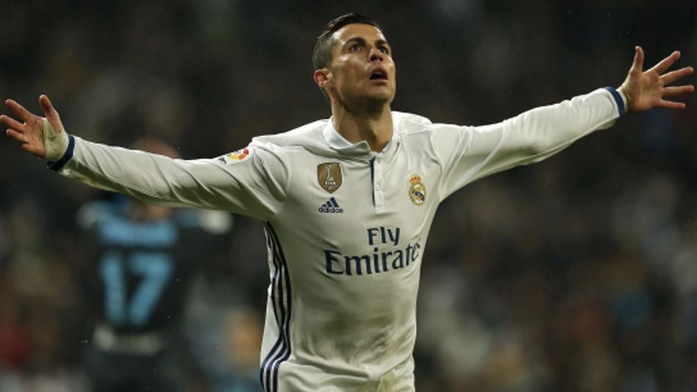 CR7 marcando con el Real Madrid