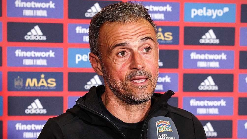 Luis Enrique en conferencia de prensa