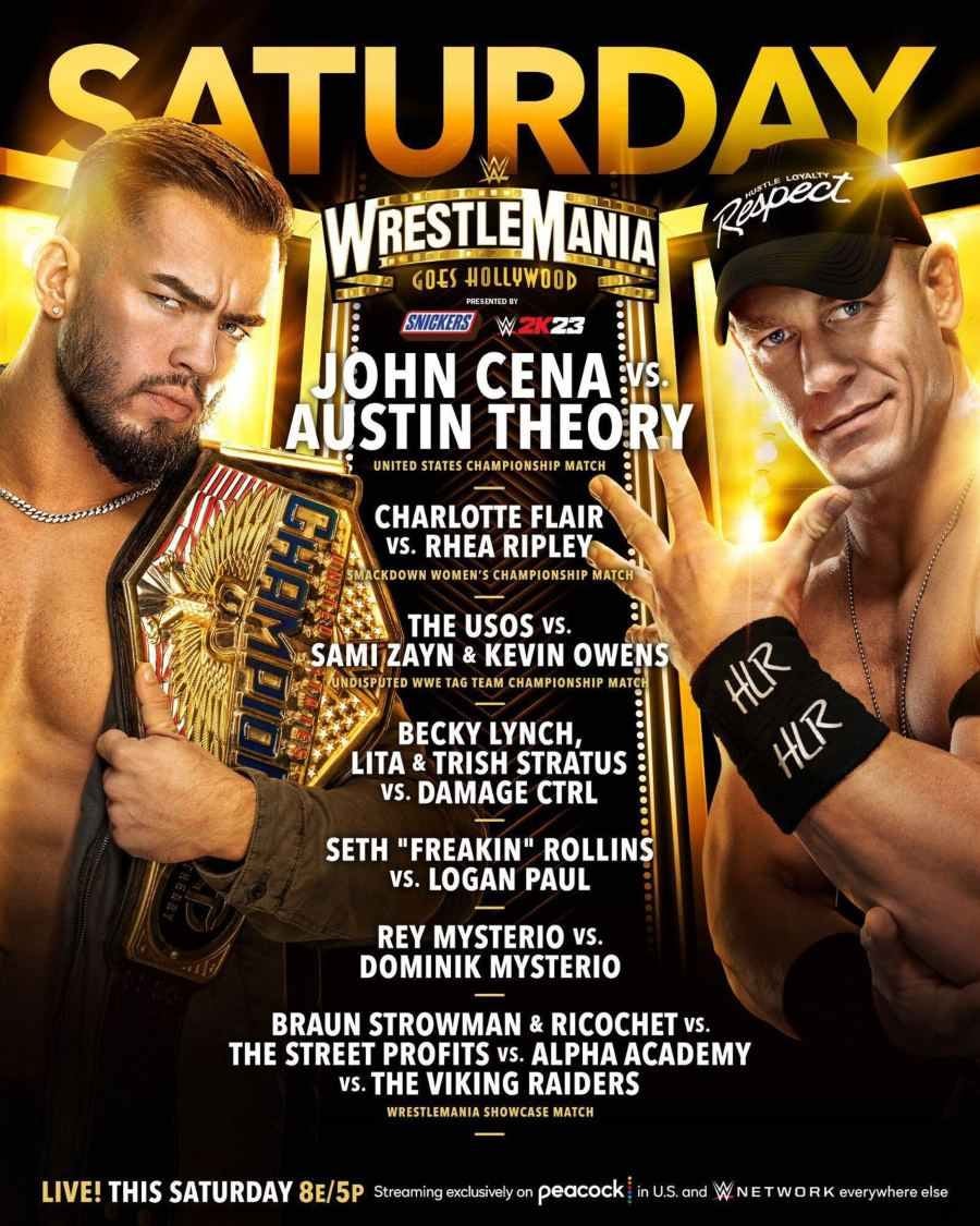 Cartelera de WrestleMania 39