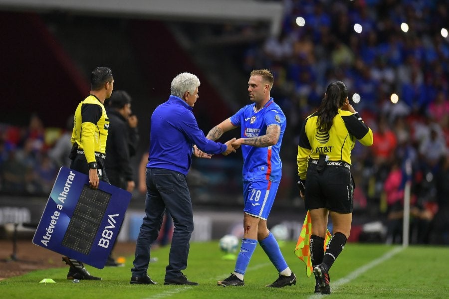 Rotondi y Ferretti en juego del Cruz Azul 