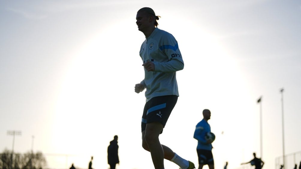 El noruego en pleno entrenamiento