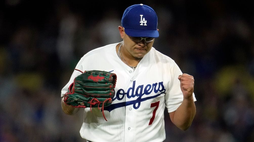 Julio Urías, pitcher de Los Ángeles Dodgers