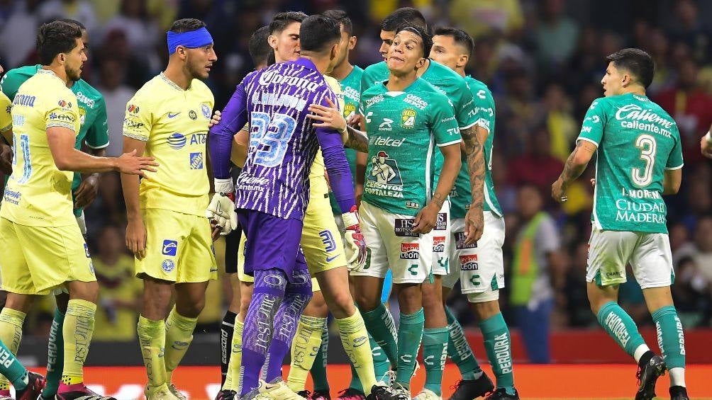 León tuvo una trifulca con América en su juego pasado