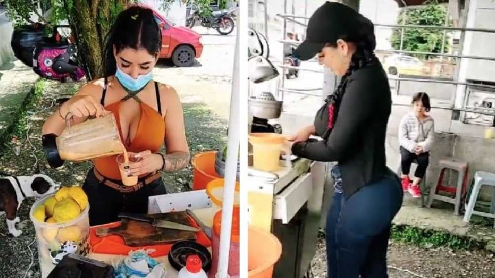 Vendedora de jugos rompe las redes conquistando corazones por su belleza