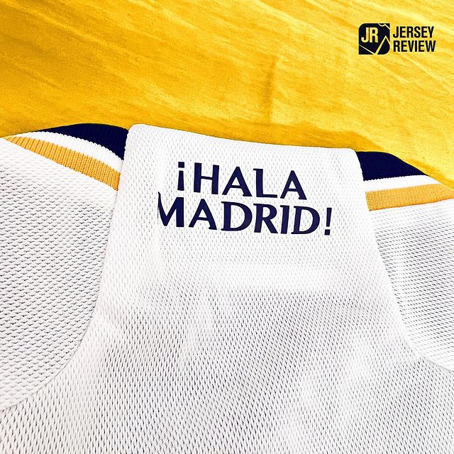 La playera llevará su slogan 'Hala Madrid'