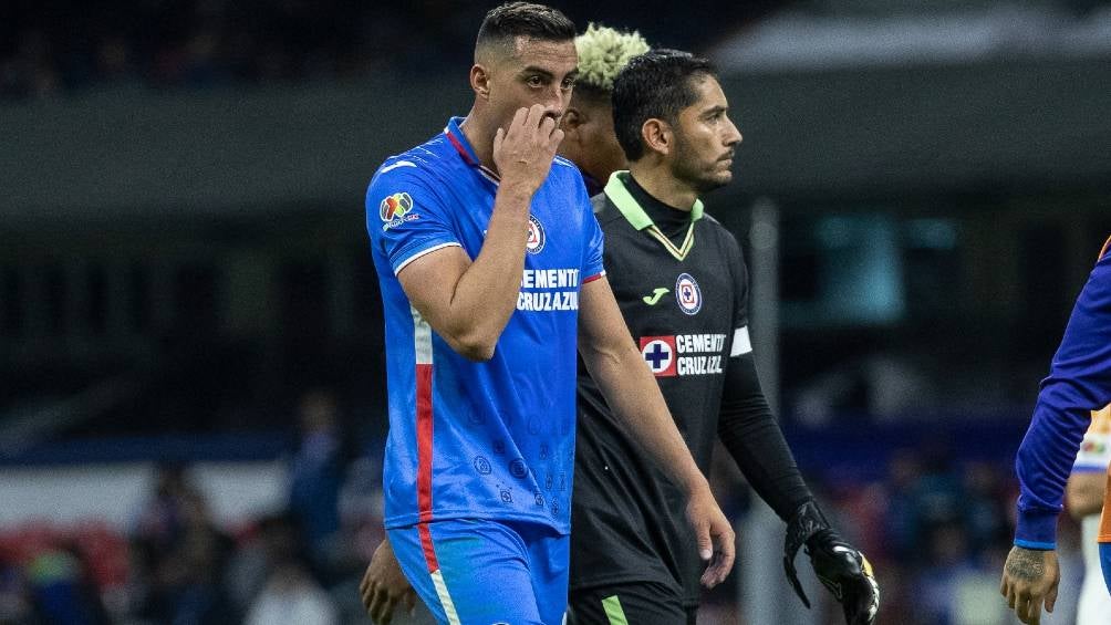 Ramiro Funes Mori en partido con Cruz Azul