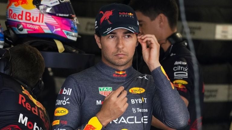 Checo Pérez durante el GP de Australia