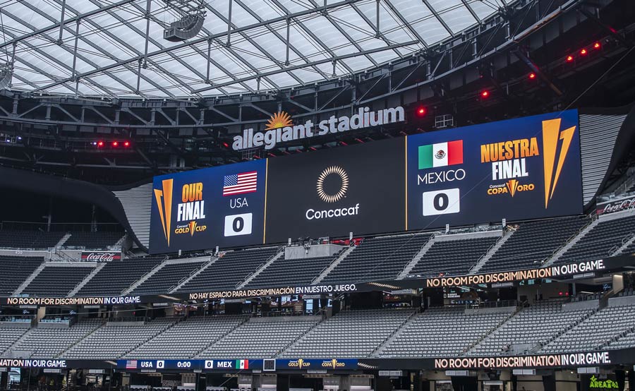 El Allegiant Stadium fue sede de la Final anterior de Copa Oro