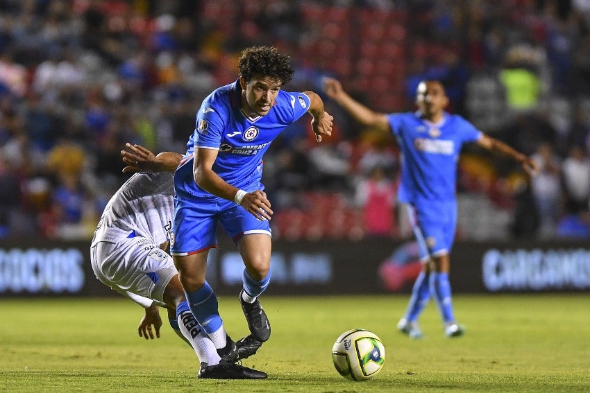 Nacho Rivero durante el juego vs Querétaro